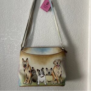 Dog-Themed Shoulder Bag
